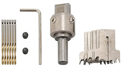 Fangxuee Juego de Brocas para Anillo de 13 Piezas, Broca para Anillo de Madera, Broca para Hacer Anillos de Madera, Broca para Cuentas de Madera de Acero para Hacer Anillos DIY, JoyeríA