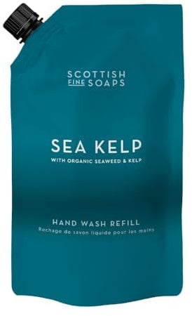 Scottish Fine Soaps Sea Kelp Hand Wash Refill 1.2L – Eco-Friendly Hand Wash Refill with Refreshing Sea Kelp Extract