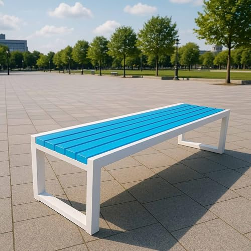 Generisch Bank Balkon Wetterfest Gartenbank Sitzbank Outdoor 2-4 Sitzer Parkbank 80 100 120 150 180cm Für Garten Terrasse Balkon 200kg Belastbar(100cm)