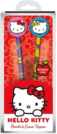 Hello Kitty - Crayon à papier et embout (Taille unique) (Multicolore)