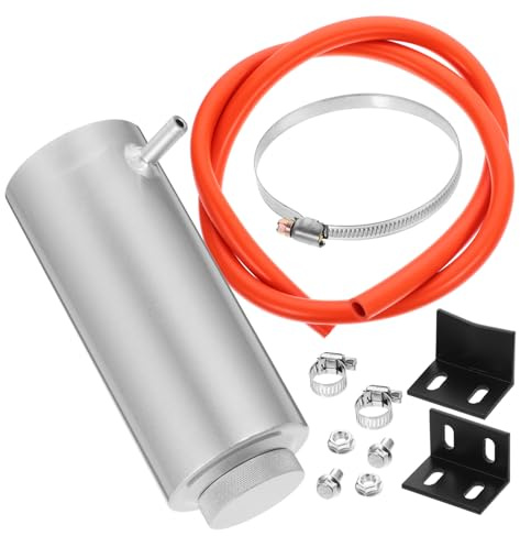 TOBBOMEY Serbatoio Del Liquido Di Raffreddamento Del Radiatore Del Liquido Di Raffreddamento Del Motore Radiatore Di Raffreddamento In Alluminio Con Kit Di Riempimento Del Radiatore