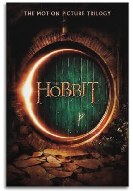 AEFEUGBE Filmposter Der Hobbit, 3 Poster, dekoratives Gemälde, Leinwand, Wandposter und Kunstdruck, moderne Familienschlafzimmer-Dekoration, Poster, 20 x 30 cm