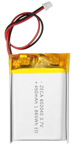 ELLENNE - BATTERIA LIPO DIY 602040-3,7V DC 450mAh CONNETTORI 2P-PH | BATTERIA LIPO DIY 602040-3,7V DC 450mAh CONNETTORI 2P-PH - PROTEZIONE SOVRACCARICO, SCARICAMENTO ECCESSIVO E CORTOCIRCUITO