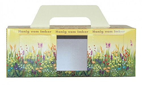 Germerott Bienentechnik 10 x Geschenkkarton Blumenwiese für 3 x 250g DIB Glas Preis pro Stück 2,31 Euro