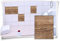 Medianlux Fliesenaufkleber Fliesen Aufkleber Holz Baum Kiefer Fichte Bad WC Küche Kachel Imitat Deko Holzimitat, 8 Stück, 15x20cm