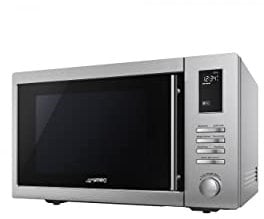 Smeg MOE25X Piano di lavoro Microonde con grill 25L 900W Acciaio inossidabile forno a microonde