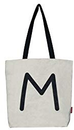 hello-bags. Borsa tote bag in tela con cerniera, fodera e tasca interna. Esterno: 100% cotone. Include una busta regalo kraft. Modello: M. Colore: Écru. Misure: 37x 38 cm.