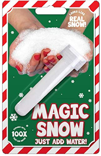 AKH® Magic Snow - Tubetto di neve magica istantanea, in polvere artificiale, decorazione natalizia morbida, basta aggiungere acqua.