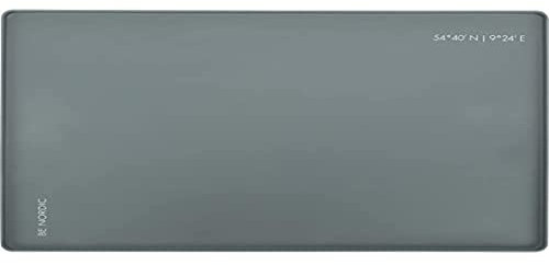 BE Nordic Napfunterlage, Silikon, 48 × 30 cm, grau