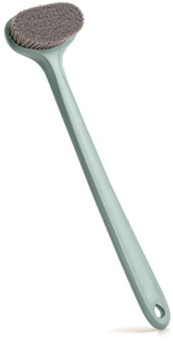 surlees Spazzola per doccia, bagno e corpo per anziani, uomini e donne, 15 pollici / 38 cm (Ciano, soft-6)