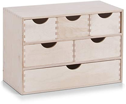 Schubladenelement 6er Birke Schubladenbox HTI living