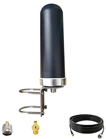Omni Directional 5G 4G LTE 2.4GHz 5.8GHz WiFi Hotspot Mobile Radio Antennas Outdoor High Gain 10dBi Broadband 698-6000MHz Antenna for Router/Modem/Signal Amplifier