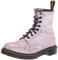 Dr. Martens Bottes tendance 1460 8 illets pour femme, Peinture m tallis e lilas en daim, 36 EU