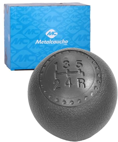 Metalcaucho 65042 Schaltknauf Schalthebelknauf Kompatibel mit FIAT PUNTO 188