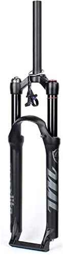 splumzer [EU Stock MTB Gabel 26 27,5 29 Zoll MTB Federgabel Federweg 100mm,1-1/8 Straight Tube/Tapered Tube Mountainbike Gabeln (Direkte Remote Sperre, 27,5 Zoll)