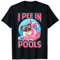 I Pee In Pools – lustiger Hund – Schwimmbad-Witze T-Shirt