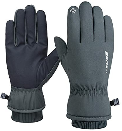 Winter Schirm Skihandschuhe wasserdicht dick Plus Samt warm Winddicht Kälteschutz Outdoor Reithandschuhe Dünne Baumwollhandschuhe Ohne Finger