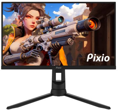 Pixio PX248 PRO 24 inch Fast Rapid Nano IPS 1ms GTG Response Time 165Hz Refresh Rate FHD 1920 x 1080 Adaptive Sync Fully Adjustable Stand Esports Professional Gaming Monitor