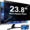 Mamol 23.8 Pollici Filtro Privacy Premium, Rimovibile Pellicola Schermo Computer Privacy Portatile, Protezione schermo PC per 23.8 Pollici 16:9 Monitor Widescreen Computer