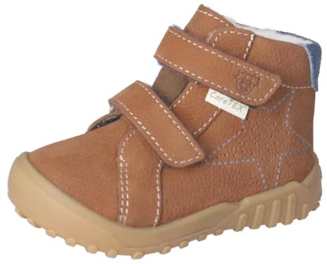 RICOSTA Jungen Stiefel Donny, Kinder Lauflernschuhe, Weite: Weit, CareTEX, terracare, Klettstiefel, Booties, wasserdicht, Curry (260), 25 EU