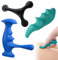 3 Stück Triggerpunkt Massagegerät Massage set, Massagegerät Nacken, Back Massager, Nackenbuckel Weg, Massage Gerät für Rücken Nacken
