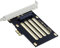 Chenyang U.2 U.3 Kit SFF-8639 SSD su PCI-E 4.0 X1 Lane Adattatore per scheda madre PM1735 NVMe PCIe SSD
