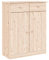 vidaXL Schuhschrank ALTA 77x35x96 cm Massivholz Kiefer