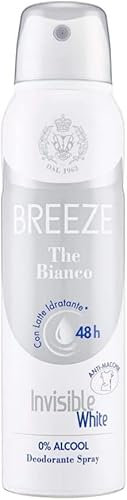 Breeze Deodorante Spray The Bianco 150 ml. SET DA 6 PEZZI