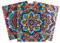 Wunderwand Fliesenaufkleber Mandala – Selbstklebende Vinyl Aufkleber für Bad und Küche – Dekorative Fliesensticker mit Buntem Blumenmuster