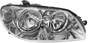 EDA PREMIUM auto Scheinwerfer Rechts 46849354 passend für FIAT PUNTO II FL 188 2003-2010, ohne Stellmotor für LWR, H7/H1, PY21W, W5W, E4, mit Glühlampen
