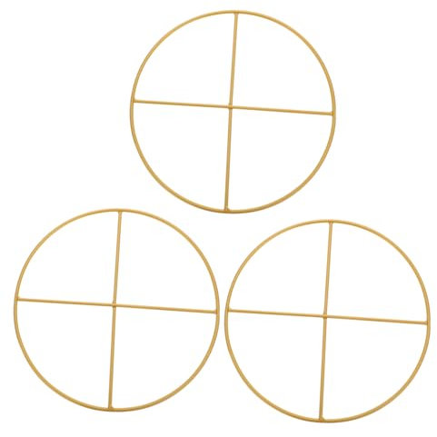 Ciieeo 3pcs Jungen Und Mädchen Hoops Dreamcatcher Handwerk Eisen Handwerk Hoops Metall Ringe