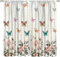 Vorhang, Kinderzimmer, 3D Blumentier Schmetterling 140X160 cm (B + H) Kindervorhänge Mit Ösen, Polyestervorhänge, Wärmeschutzvorhang, Blickdichter Vorhang Mit Ösen, Kindervorhänge Für Wohnz-992300855