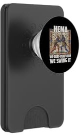 HEMA Kämpfer Historisches Fechten und ritterlicher Buhurt PopSockets PopWallet für MagSafe