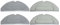 Lot De 4 Lingettes De Rechange For Serpillière Roborock S8, S8 Plus, S8 Pro Ultra Et G20 | Accessoires De Nettoyage Lavables Et Réutilisables, Accessoires For Balayeuse