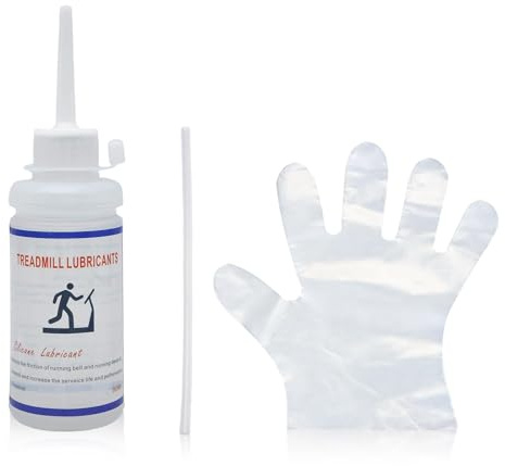 Laufband Öl 90ml,Einfach Aufzutragendes Laufbandöl,für Laufband | für Zahnräder, Scharniere & Seilzüge,bildet eine widerstandsfähige Schutzschicht,20 cm lange Tuben + 50Handschuhe