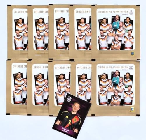 Coupe du monde 2026 Édition Edeka Manuel Nouvelle mise à jour + 10 sachets de 3 cartes à collectionner DFB