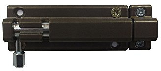 Bolzenriegel Riegel Türriegel Schubriegel Sicherheitsriegel mit befestigter Schlaufe (60 mm Antik)