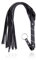 Shawa Fouets Cuir Noire Jeu de Rôle Esclave S&M Bondages Houppe Fouet avec Strass Pour Homme Femme