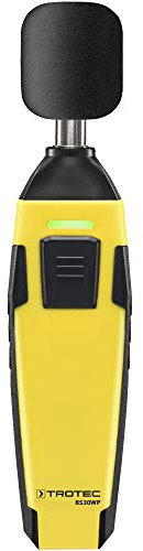 TROTEC Schallpegel-Messgerät BS30WP vielseitiger Schallpegelmesser als appSensor mit Smartphone-Bedienung Abschaltautomatik Messwerthaltung Logging- und Alarmfunktion