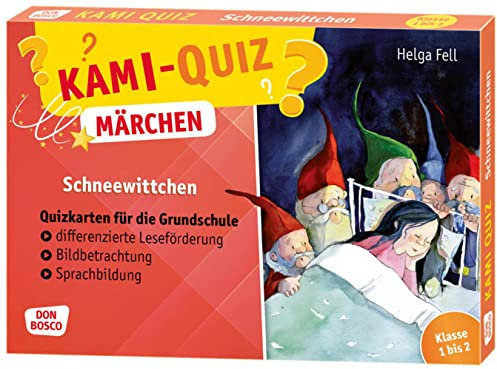Kami-Quiz Märchen: Schneewittchen: Quizkarten für die Grundschule: differenzierte Leseförderung, Bildbetrachtung, Sprachbildung. Klasse 1 bis 2. ... Bildbetrachtung und Sprachbildung)