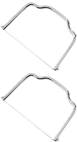 Cabilock 2Pcs Coupe-Fil de Fromage à Beurre en Acier Inoxydable Trancheuse à Fromage Coupe Facile Et des Fromages à Pâte Dure Ou Semi-Dure