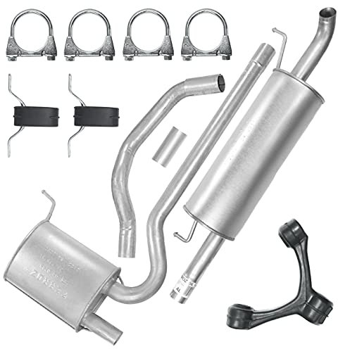 Adamot Auspuffanlage Schalldämpferset Auspuff für VW Passat B5 1.8