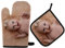 guf Ofenhandschuhe, Topflappen-Set, personalisierte Ofenhandschuhe, individuelles Foto, Küche, Mikrowelle, hitzebeständig, rutschfest, flexible Ofenhandschuhe zum Backen, Kochen, Grillen, Geschenk