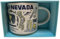 Starbucks Tasse à café - Série Been There - Bleu - Motif : Ados du globe (Nevada)