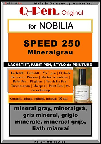 Q-Pen Ausbesserungsfarbe passend für Nobilia Speed 250 Mineralgrau