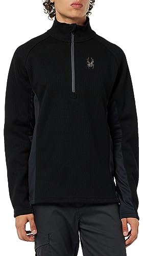 Spyder Outbound 1/2 Zip Fleece, Herren, Schwarz, XXL