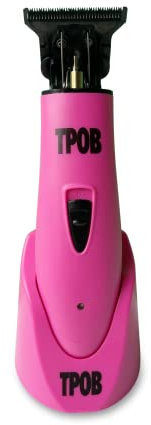 TPOB Ghost X - Tagliacapelli da uomo, professionale, senza fili, ricaricabile, ricaricabile, colore: rosa, 1 pezzo