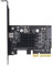 Xiwai Adaptador de tarjeta USB 3.2 Gen2 tipo C USB-C a PCI-E 4X Express de 20 Gbps para placa base de escritorio