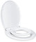 TODOT Familien-WC-Sitz, Toilettensitz mit magnetischem Kindersitz, Absenkautomatik und verstellbarem Scharnier, WC-Sitz aus Polyethylen für Erwachsene und Kinder