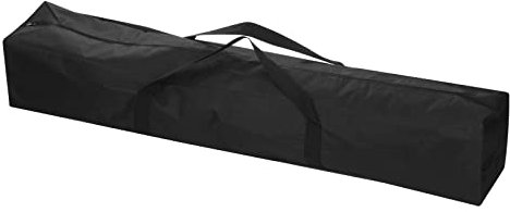 PATIKIL 47 Inch Camp Chair Replacement Bag Nylon Folding Chair Carry Bags Storage Bag for Beach Chair with Zippered Shoulder Strap for Camping Travel, Black